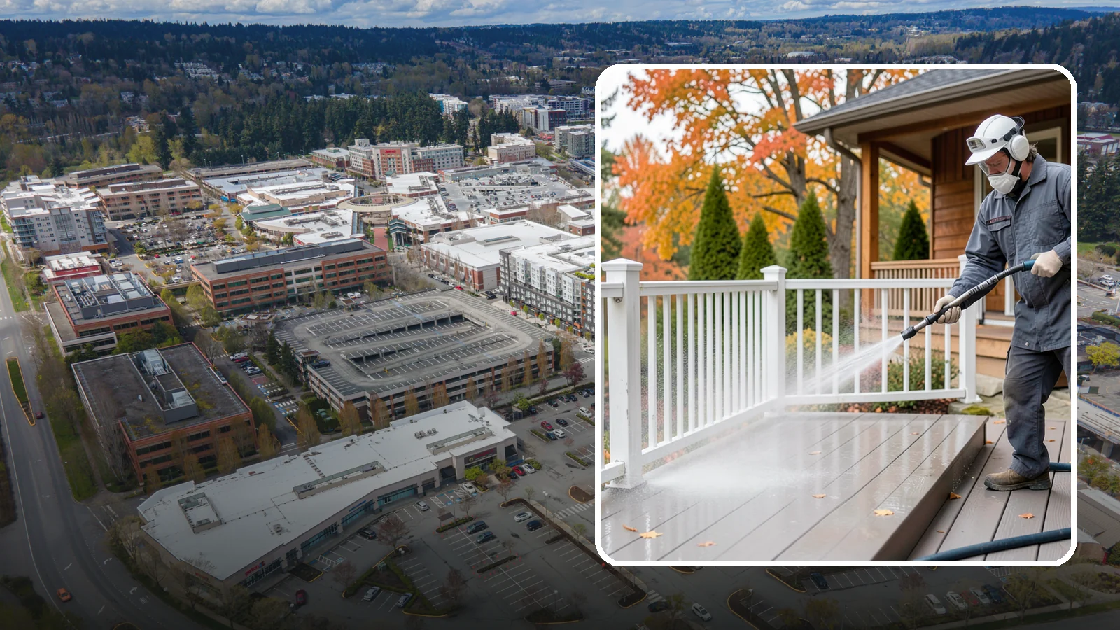 Composite Material Cleaning in Redmond, King County, WA - Cleaning tuned to composite decking, railing, and cladding that clears mold and grime without voiding warranties.