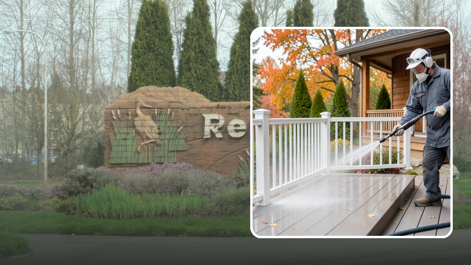 Composite Material Cleaning in Renton, King County, WA - Cleaning tuned to composite decking, railing, and cladding that clears mold and grime without voiding warranties.