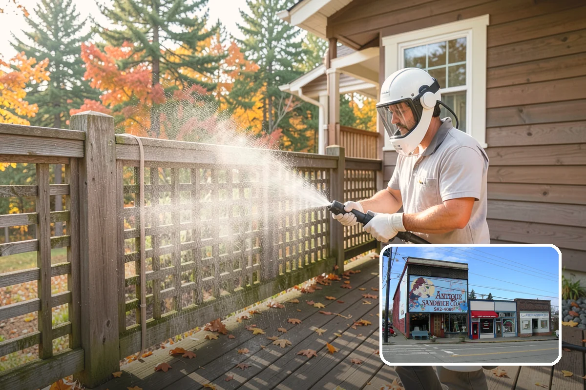 Composite Material Cleaning in Ruston, Pierce County, WA - Clears mold and grime from composite surfaces