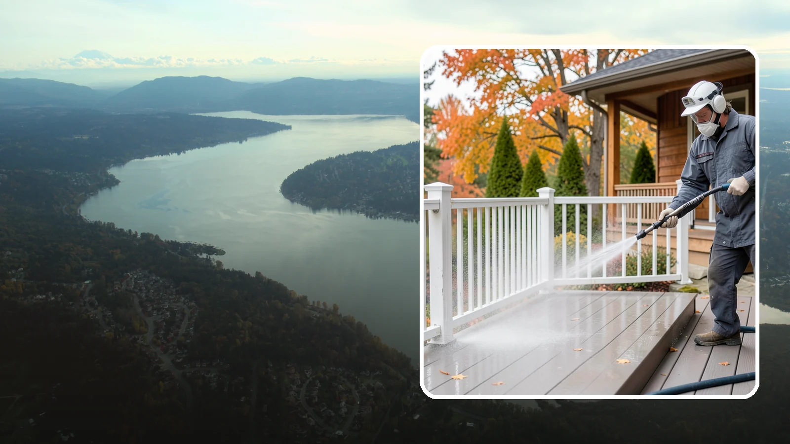 Composite Material Cleaning in Sammamish, King County, WA - Cleaning tuned to composite decking, railing, and cladding that clears mold and grime without voiding warranties.