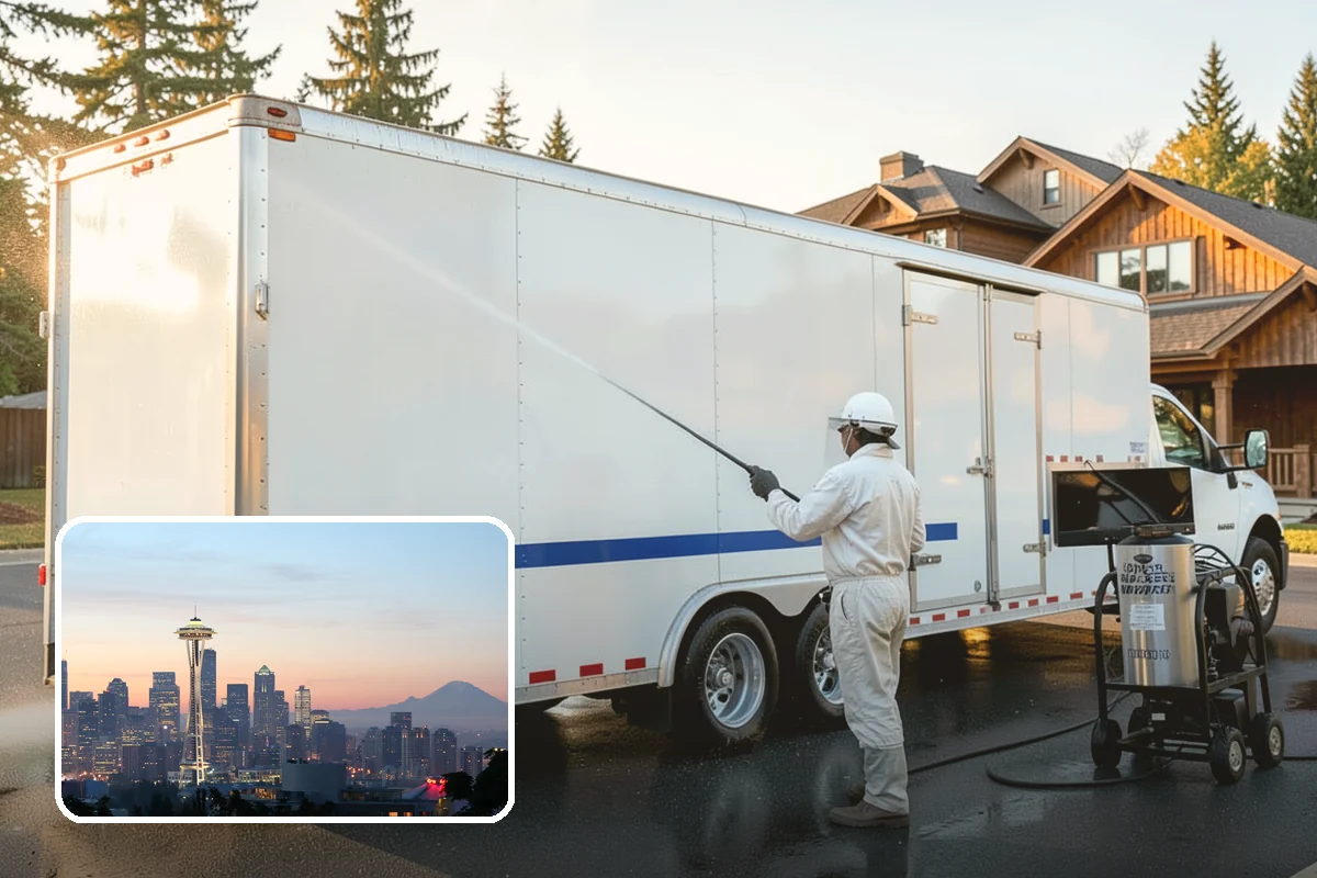 Composite Material Cleaning in Seattle, King County, WA - Clears mold and grime from composite surfaces