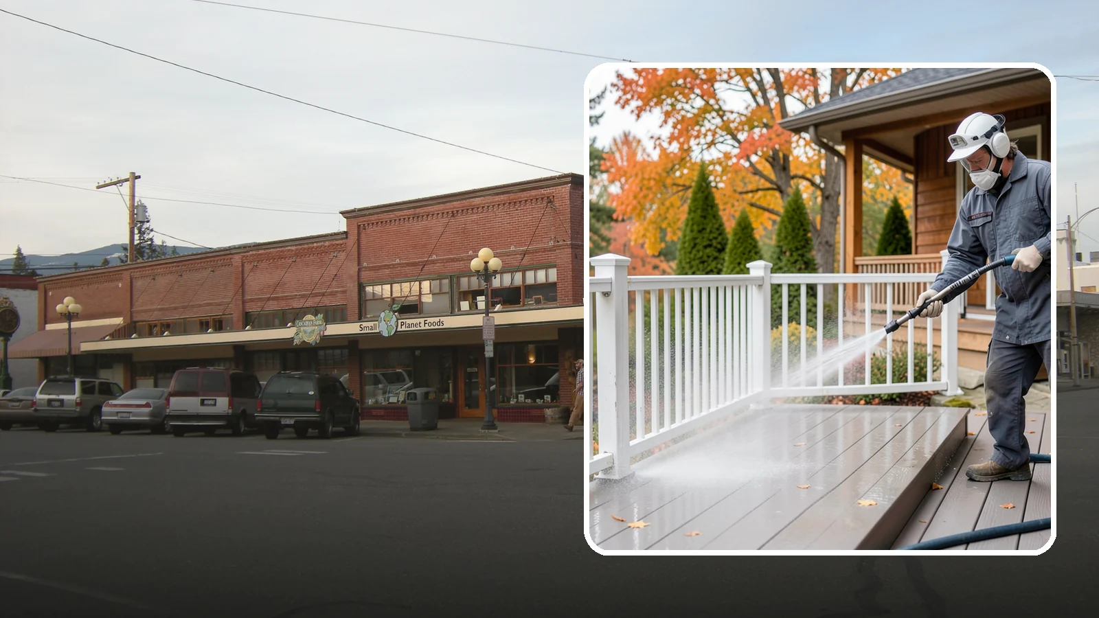 Composite Material Cleaning in Sedro-Woolley, Skagit County, WA - Cleaning tuned to composite decking, railing, and cladding that clears mold and grime without voiding warranties.