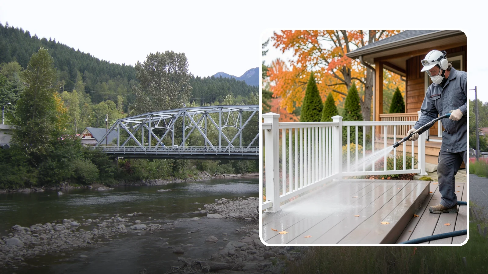 Composite Material Cleaning in Skykomish, King County, WA - Cleaning tuned to composite decking, railing, and cladding that clears mold and grime without voiding warranties.