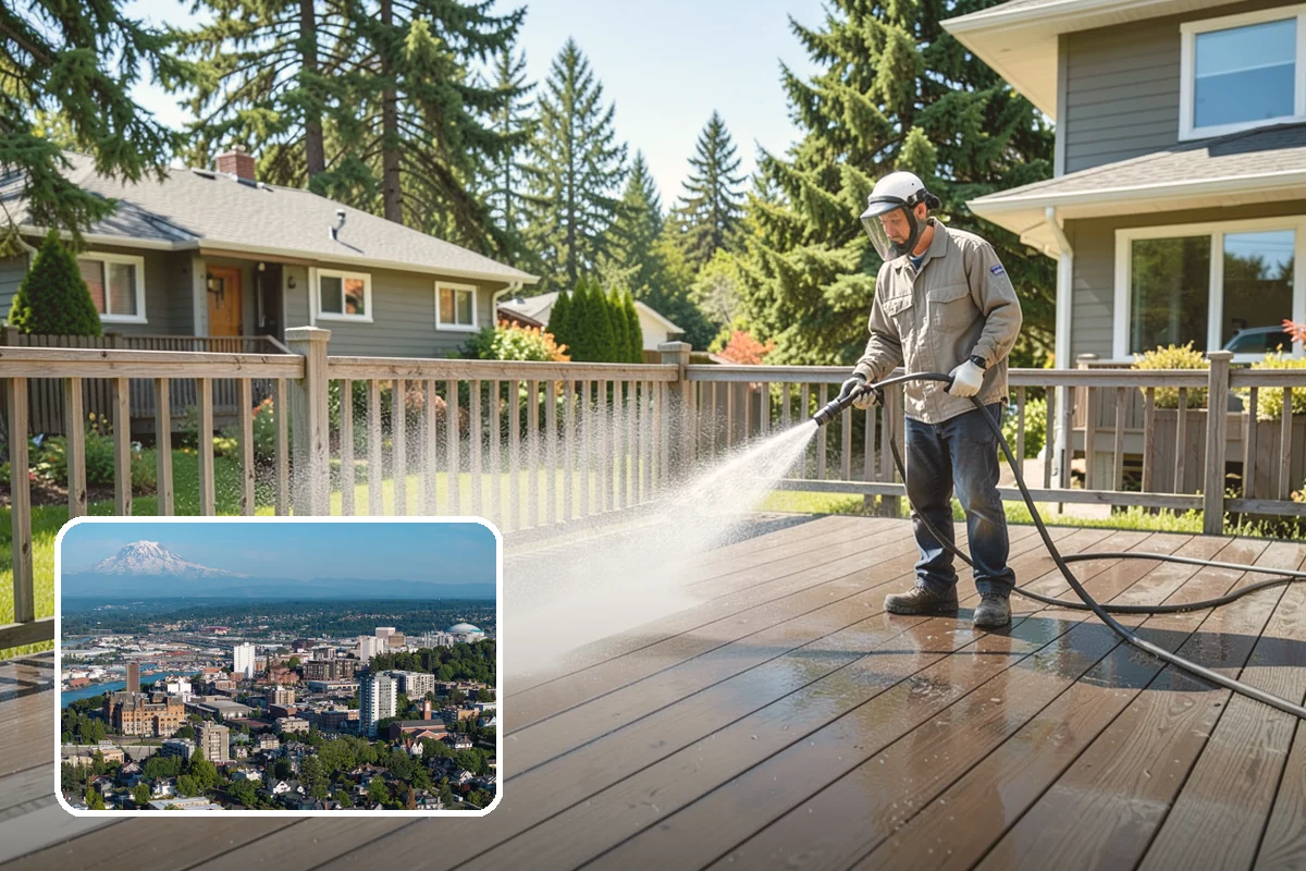 Composite Material Cleaning in Tacoma, Pierce County, WA - Clears mold and grime from composite surfaces