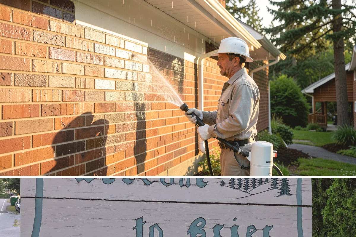 Concrete Brightening in Brier, Snohomish County, WA - A dry stretch in summer lets the brightener react and rinse cleanly without dilution from rain, making it the best season for...