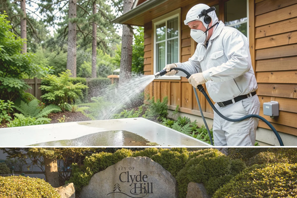 Concrete Brightening in Clyde Hill, King County, WA - A dry stretch in summer lets the brightener react and rinse cleanly without dilution from rain, making it the best season for...