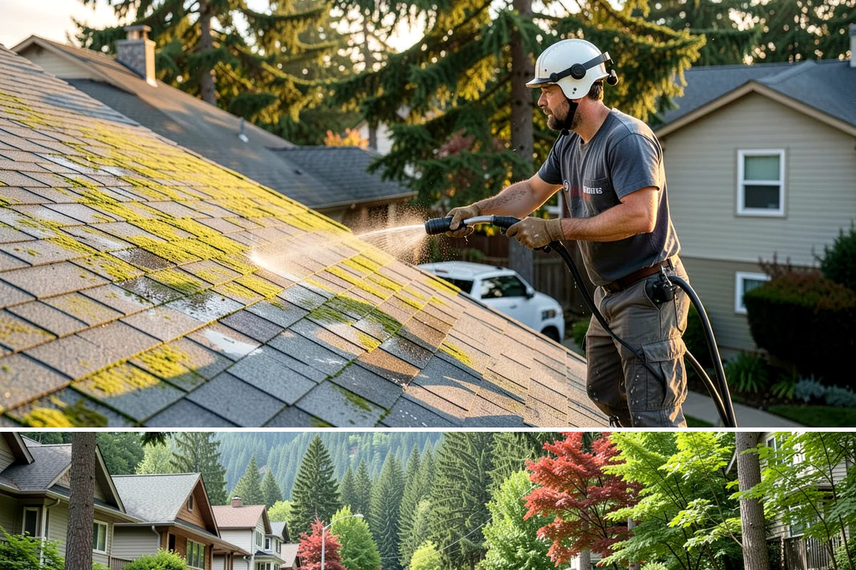 Concrete Brightening in Darrington, Snohomish County, WA - A dry stretch in summer lets the brightener react and rinse cleanly without dilution from rain, making it the best season for...