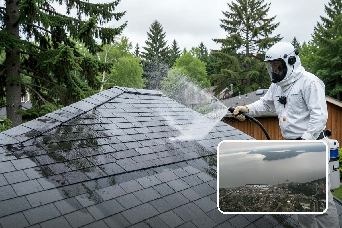 Concrete Brightening in Des Moines, King County, WA - Reverses the dull, grayed look caused by years of damp weather