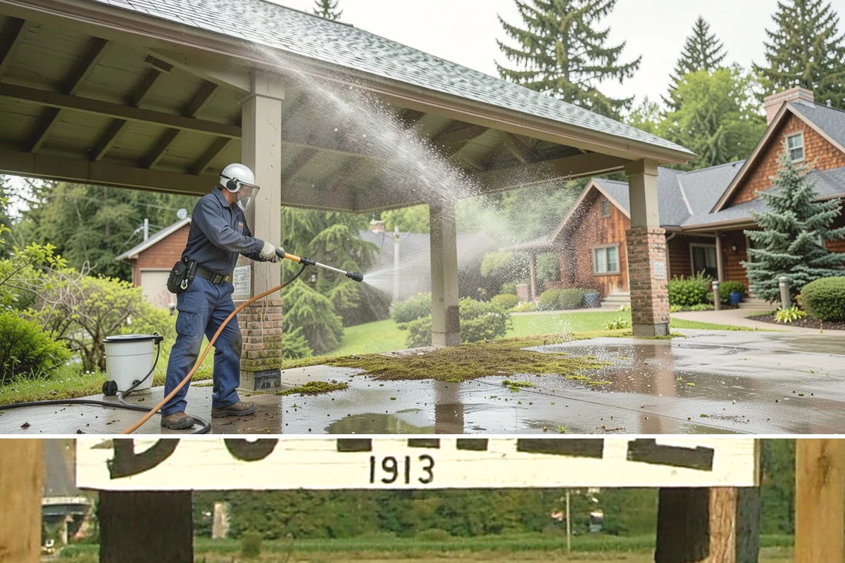 Concrete Brightening in Duvall, King County, WA - A dry stretch in summer lets the brightener react and rinse cleanly without dilution from rain, making it the best season for...