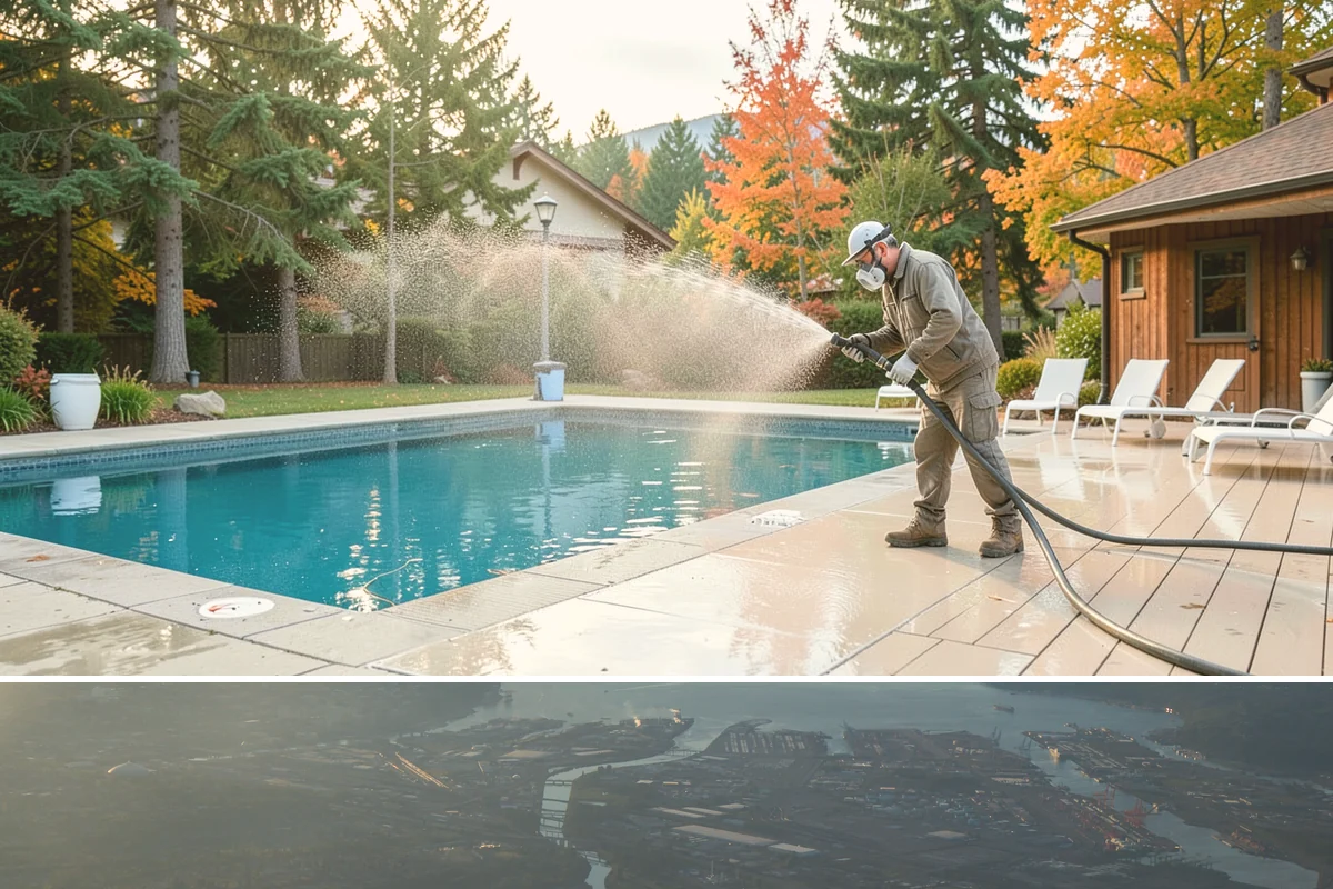 Concrete Brightening in Fife, Pierce County, WA - A dry stretch in summer lets the brightener react and rinse cleanly without dilution from rain, making it the best season for...