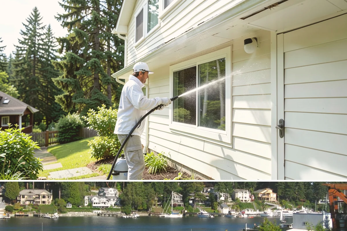 Concrete Brightening in Gig Harbor, Pierce County, WA - A dry stretch in summer lets the brightener react and rinse cleanly without dilution from rain, making it the best season for...