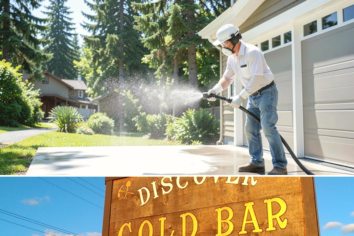 Concrete Brightening in Gold Bar, Snohomish County, WA - A dry stretch in summer lets the brightener react and rinse cleanly without dilution from rain, making it the best season for...
