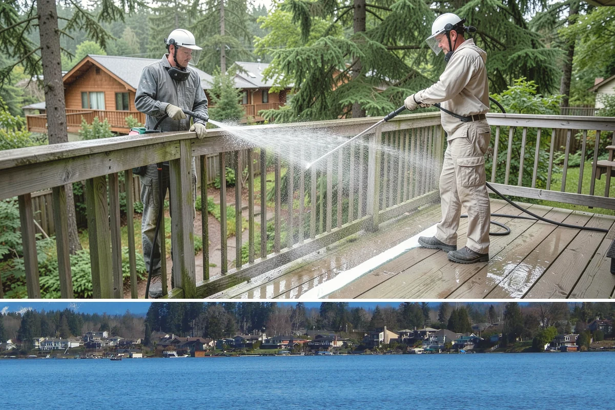 Concrete Brightening in Lake Stevens, Snohomish County, WA - A dry stretch in summer lets the brightener react and rinse cleanly without dilution from rain, making it the best season for...