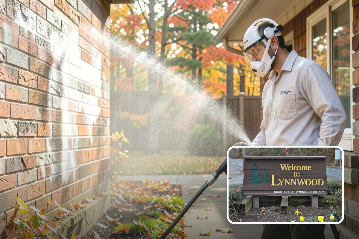 Concrete Brightening in Lynnwood, Snohomish County, WA - Reverses the dull, grayed look caused by years of damp weather
