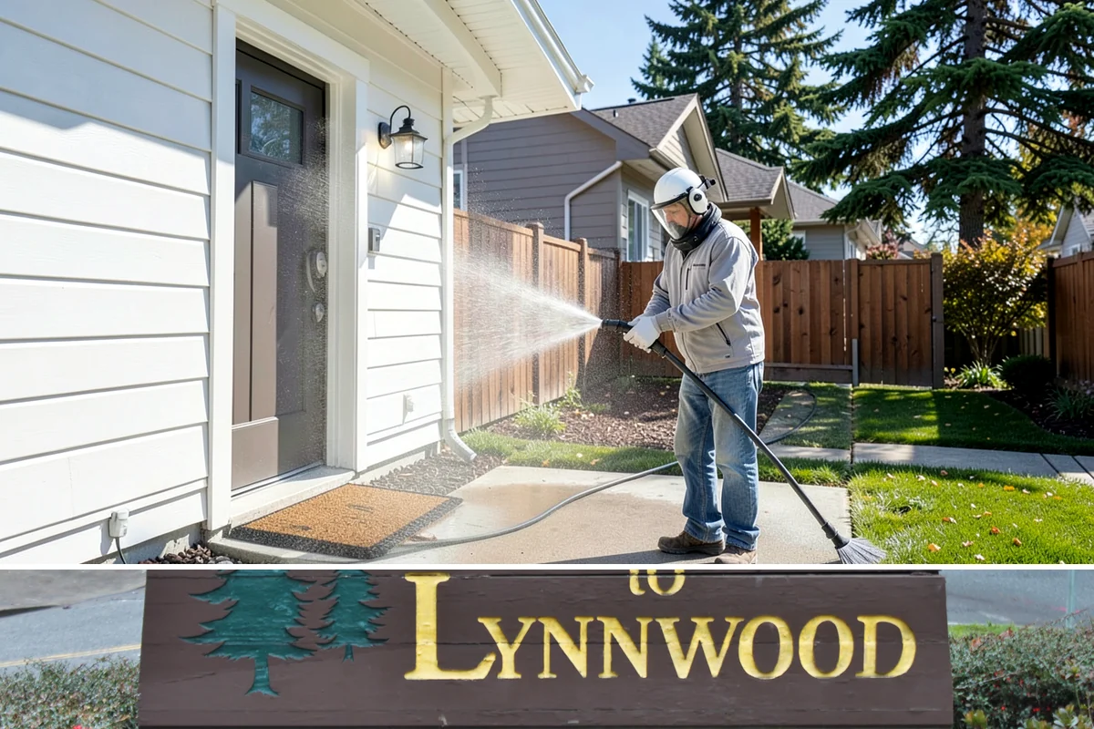 Concrete Brightening in Lynnwood, Snohomish County, WA - A dry stretch in summer lets the brightener react and rinse cleanly without dilution from rain, making it the best season for...