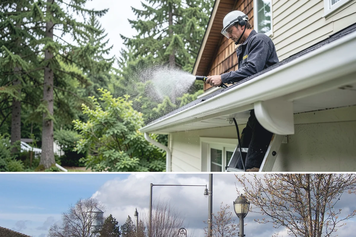 Concrete Brightening in Marysville, Snohomish County, WA - A dry stretch in summer lets the brightener react and rinse cleanly without dilution from rain, making it the best season for...