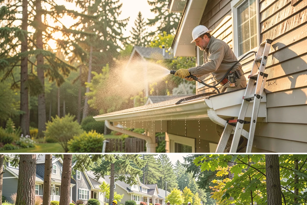 Concrete Brightening in Normandy Park, King County, WA - A dry stretch in summer lets the brightener react and rinse cleanly without dilution from rain, making it the best season for...