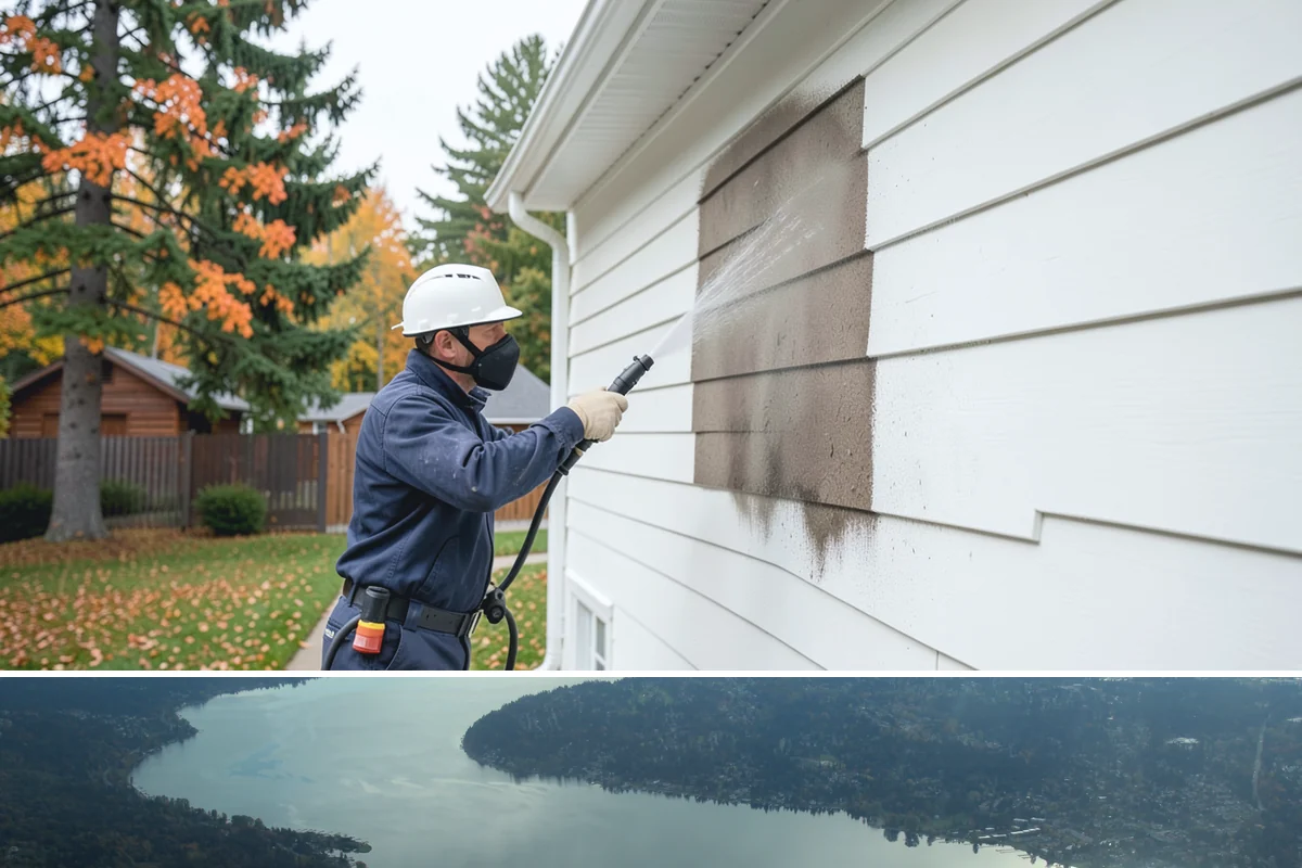 Concrete Brightening in Sammamish, King County, WA - A dry stretch in summer lets the brightener react and rinse cleanly without dilution from rain, making it the best season for...