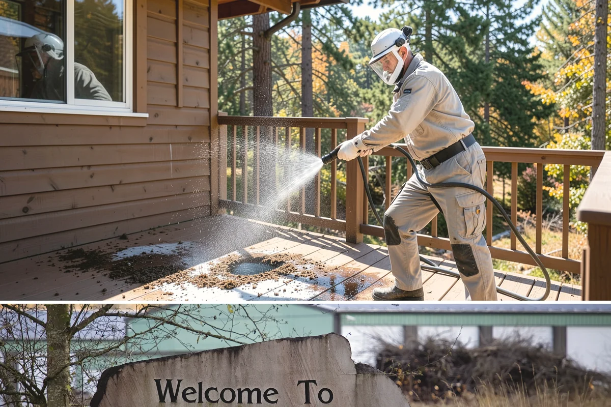 Concrete Cleaning in Buckley, Pierce County, WA - Late spring through early fall gives the surface enough dry time to fully cure between rain events, making it the ideal window in...