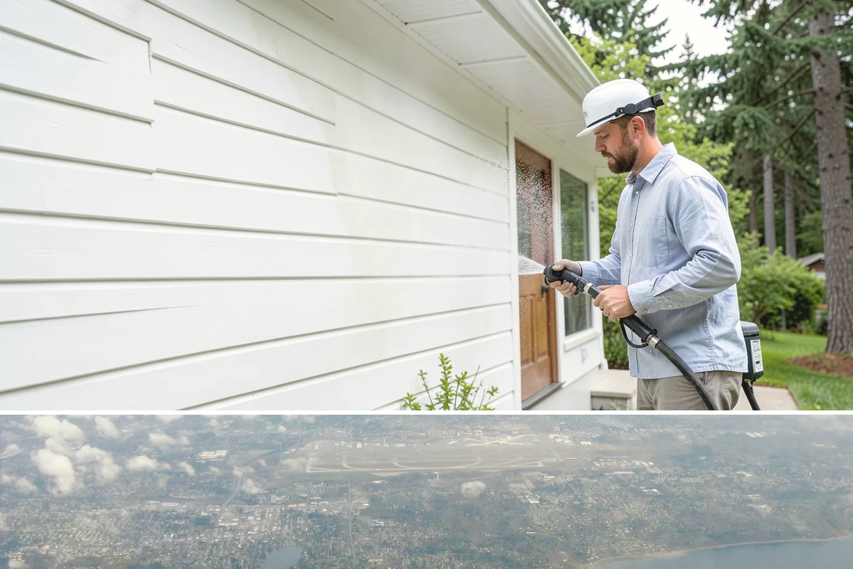 Concrete Cleaning in Burien, King County, WA - Late spring through early fall gives the surface enough dry time to fully cure between rain events, making it the ideal window in...
