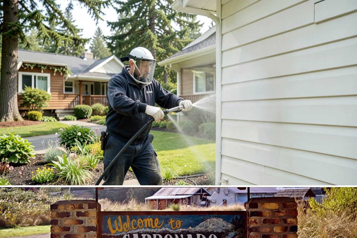 Concrete Cleaning in Carbonado, Pierce County, WA - Late spring through early fall gives the surface enough dry time to fully cure between rain events, making it the ideal window in...