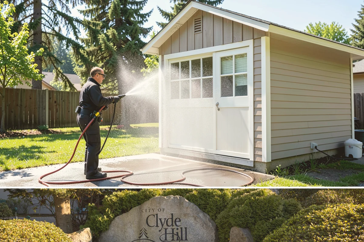 Concrete Cleaning in Clyde Hill, King County, WA - Late spring through early fall gives the surface enough dry time to fully cure between rain events, making it the ideal window in...