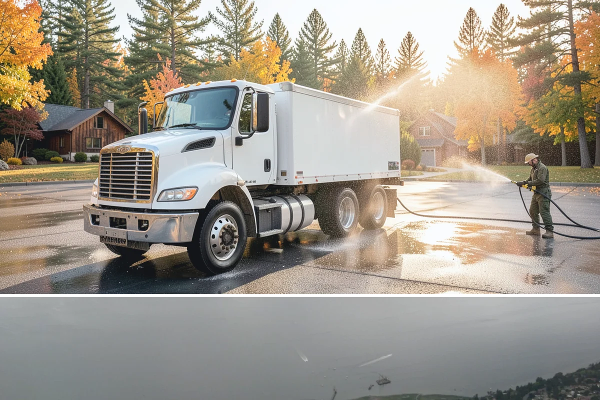 Concrete Cleaning in Des Moines, King County, WA - Late spring through early fall gives the surface enough dry time to fully cure between rain events, making it the ideal window in...