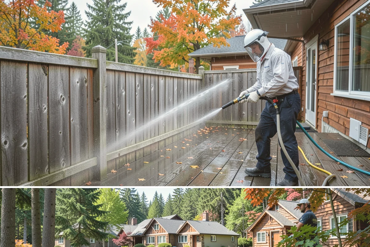 Concrete Cleaning in Edgewood, Pierce County, WA - Late spring through early fall gives the surface enough dry time to fully cure between rain events, making it the ideal window in...