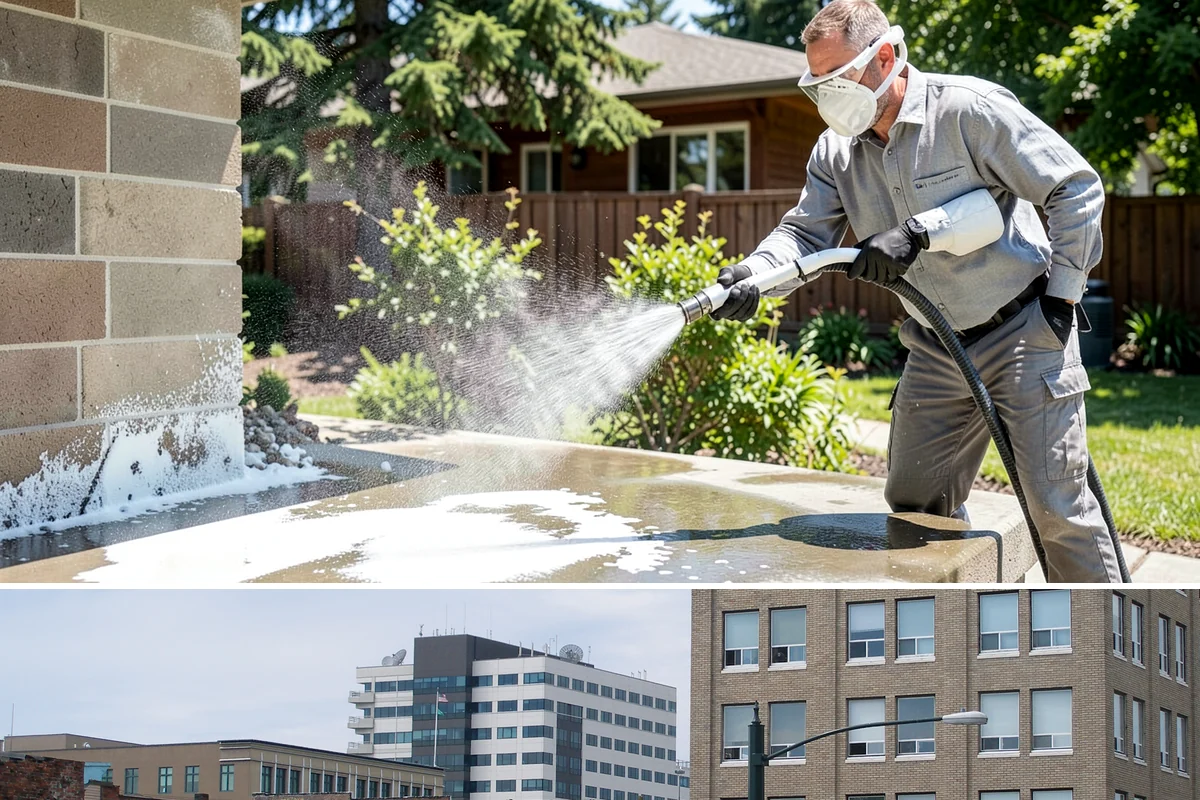 Concrete Cleaning in Everett, Snohomish County, WA - Late spring through early fall gives the surface enough dry time to fully cure between rain events, making it the ideal window in...