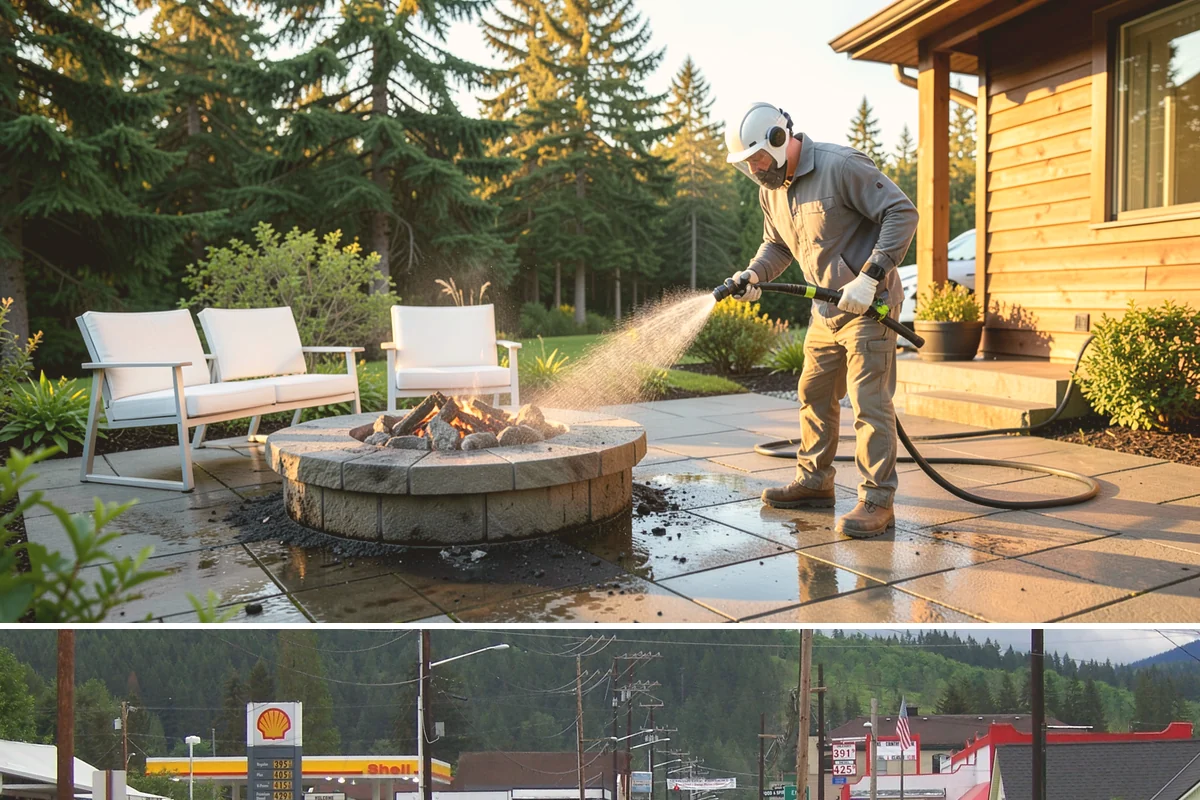 Concrete Cleaning in Granite Falls, Snohomish County, WA - Late spring through early fall gives the surface enough dry time to fully cure between rain events, making it the ideal window in...