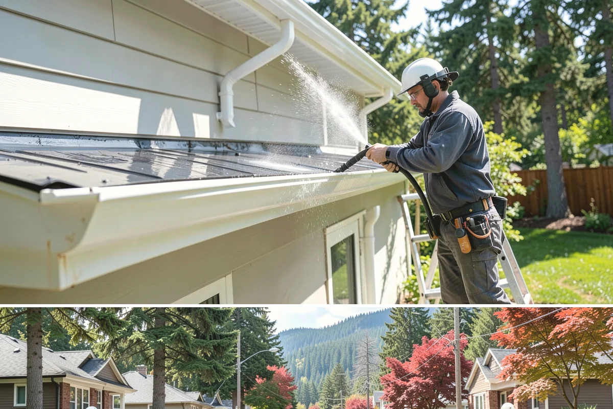 Concrete Cleaning in Hunts Point, King County, WA - Late spring through early fall gives the surface enough dry time to fully cure between rain events, making it the ideal window in...