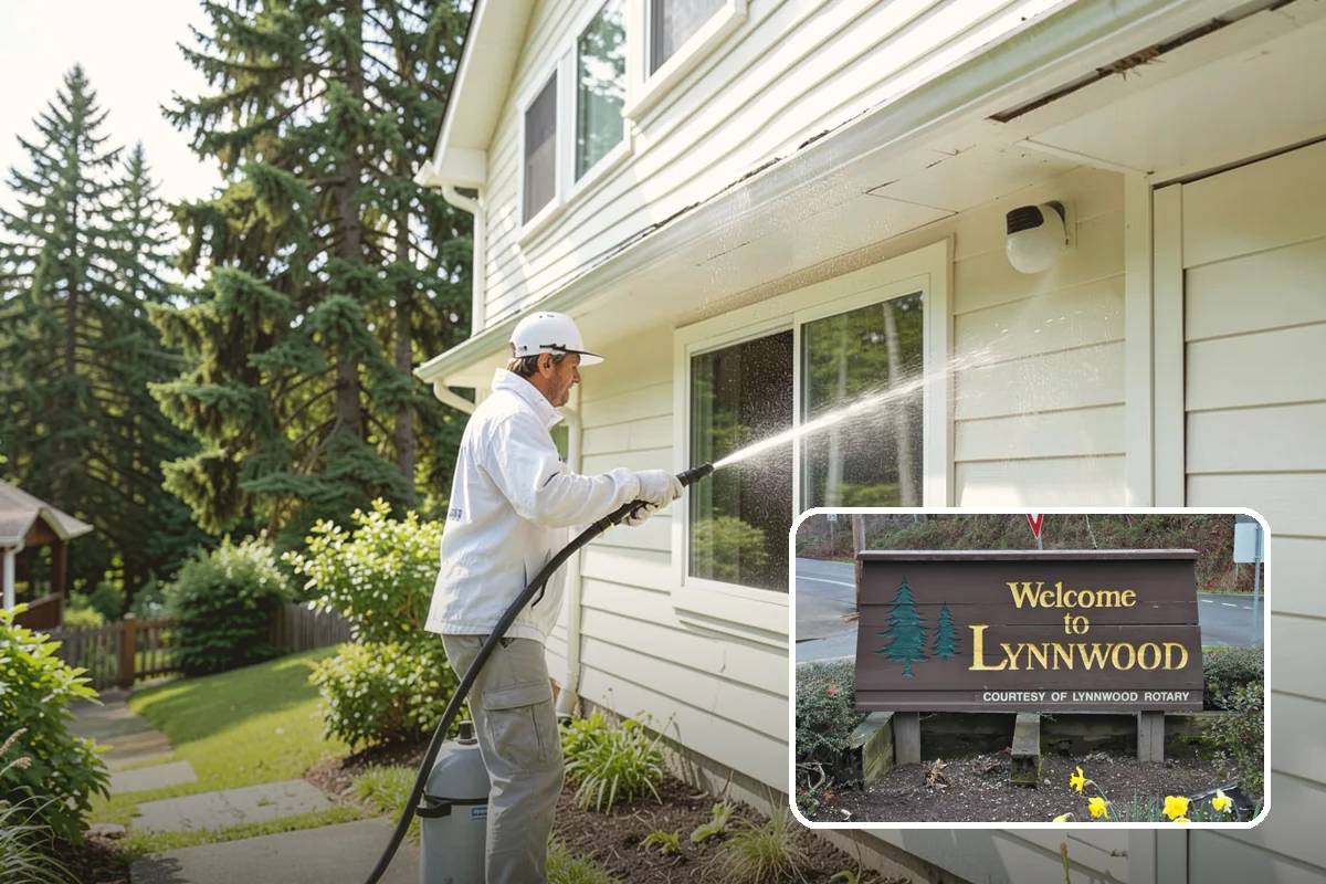 Concrete Cleaning in Lynnwood, Snohomish County, WA - Eliminates the slick moss layer that makes walkways hazardous in wet months