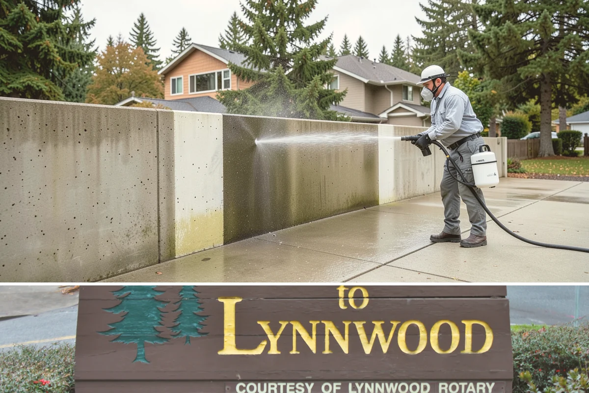 Concrete Cleaning in Lynnwood, Snohomish County, WA - Late spring through early fall gives the surface enough dry time to fully cure between rain events, making it the ideal window in...