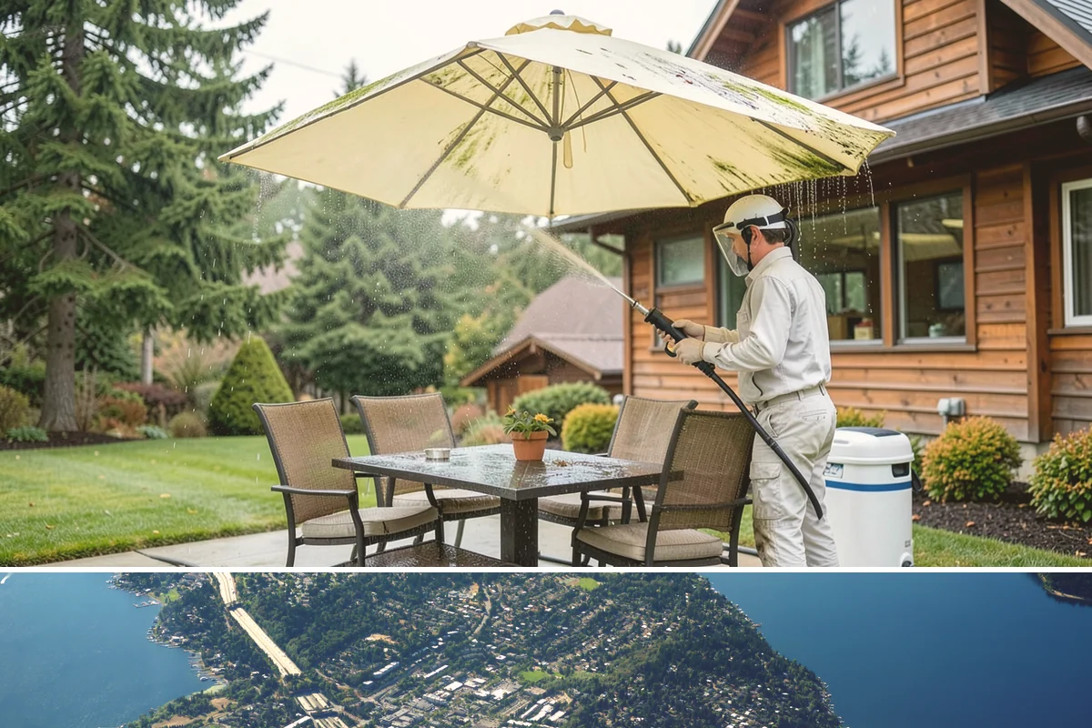 Concrete Cleaning in Mercer Island, King County, WA - Late spring through early fall gives the surface enough dry time to fully cure between rain events, making it the ideal window in...