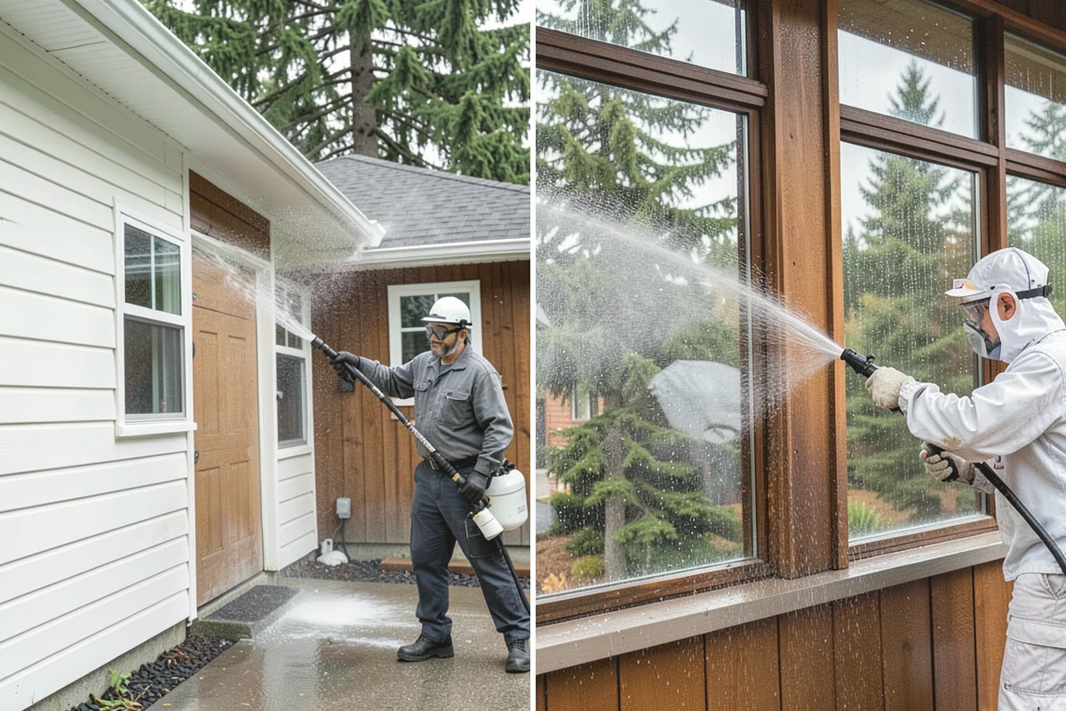 Concrete Cleaning in Mill Creek, Snohomish County, WA - Sweep and clear the slab of needles, debris, and loose organics