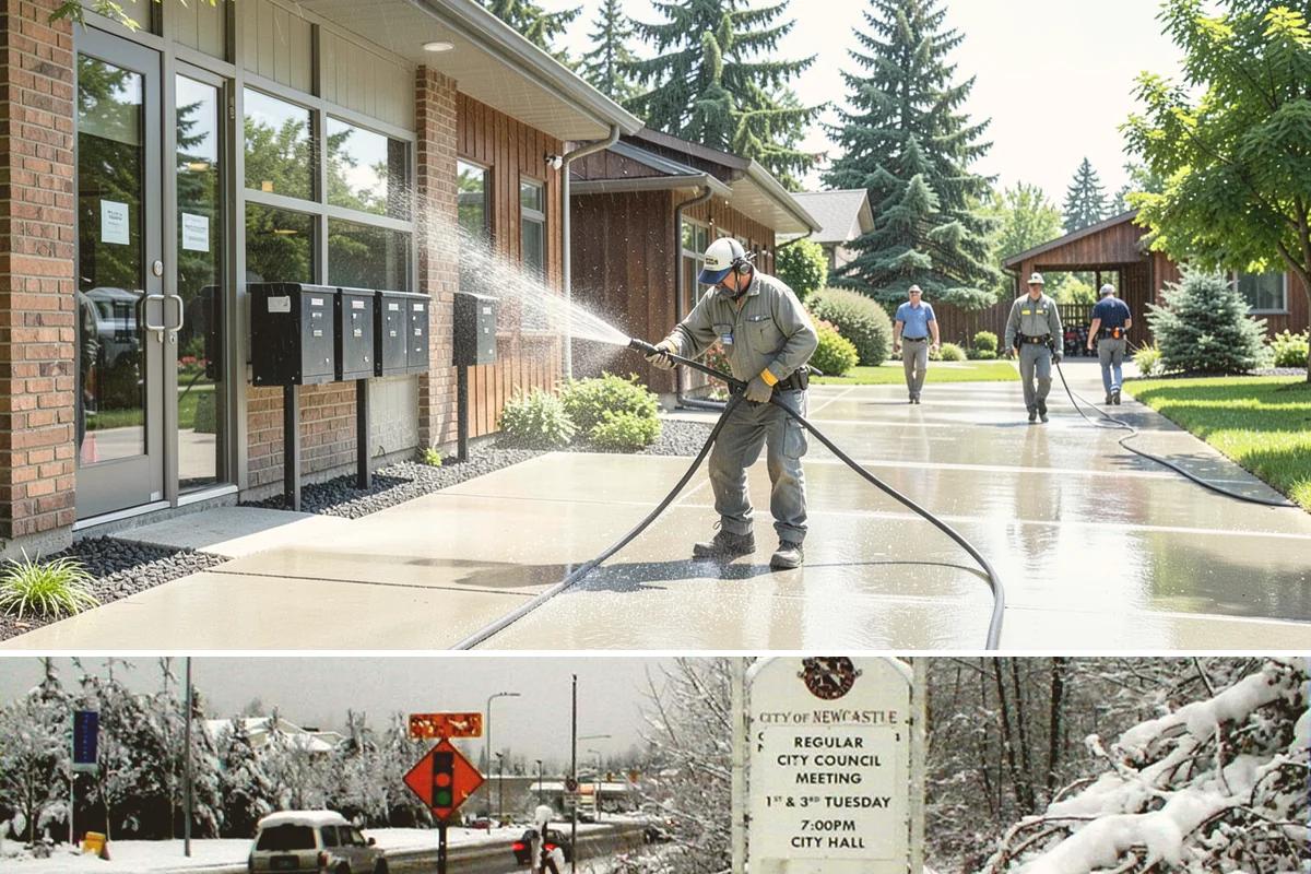 Concrete Cleaning in Newcastle, King County, WA - Late spring through early fall gives the surface enough dry time to fully cure between rain events, making it the ideal window in...