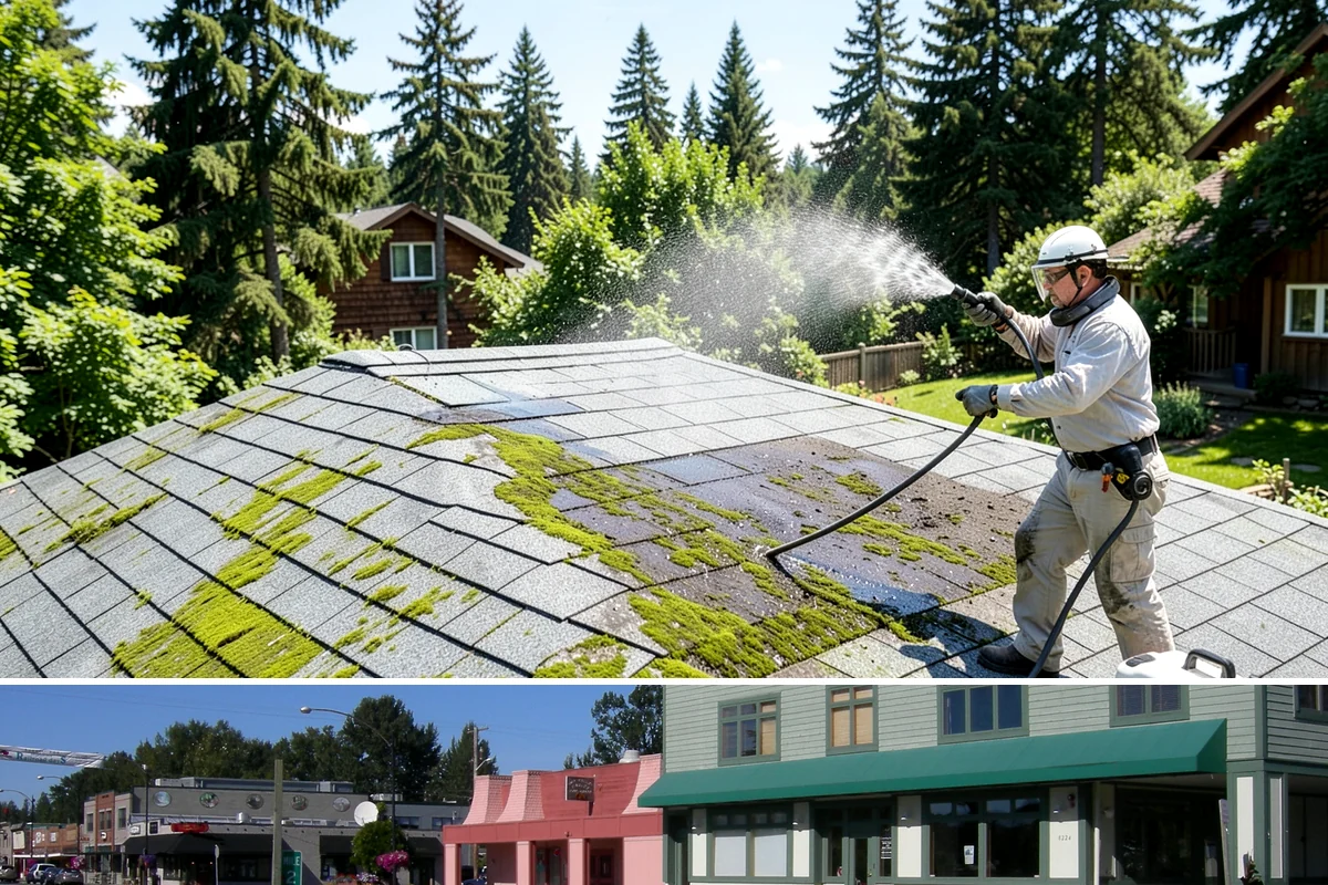 Concrete Cleaning in Snoqualmie, King County, WA - Late spring through early fall gives the surface enough dry time to fully cure between rain events, making it the ideal window in...