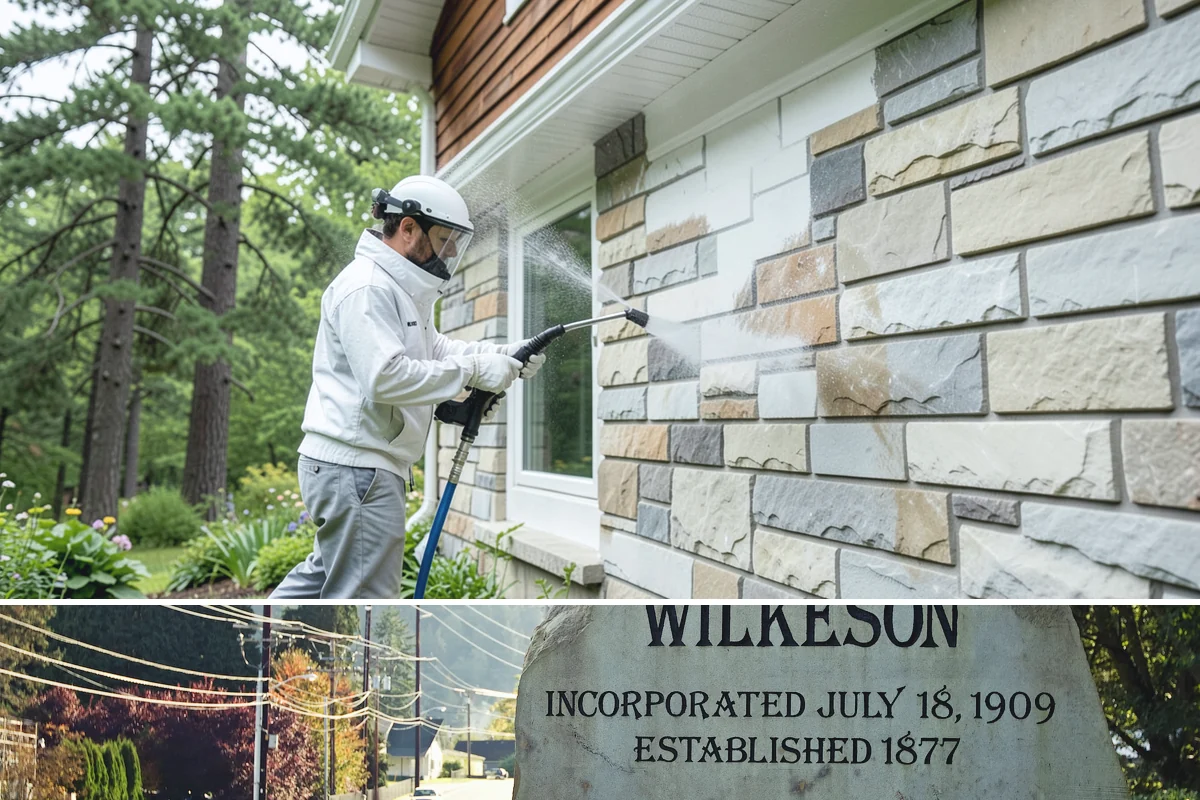 Concrete Cleaning in Wilkeson, Pierce County, WA - Late spring through early fall gives the surface enough dry time to fully cure between rain events, making it the ideal window in...