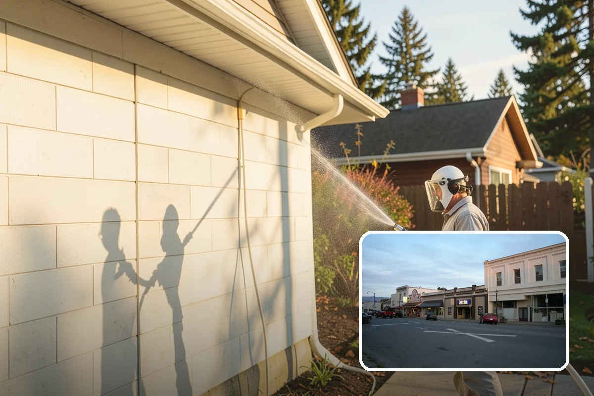 Concrete Driveway Cleaning in Burlington, Skagit County, WA - Draws ingrained dirt out of porous concrete pores