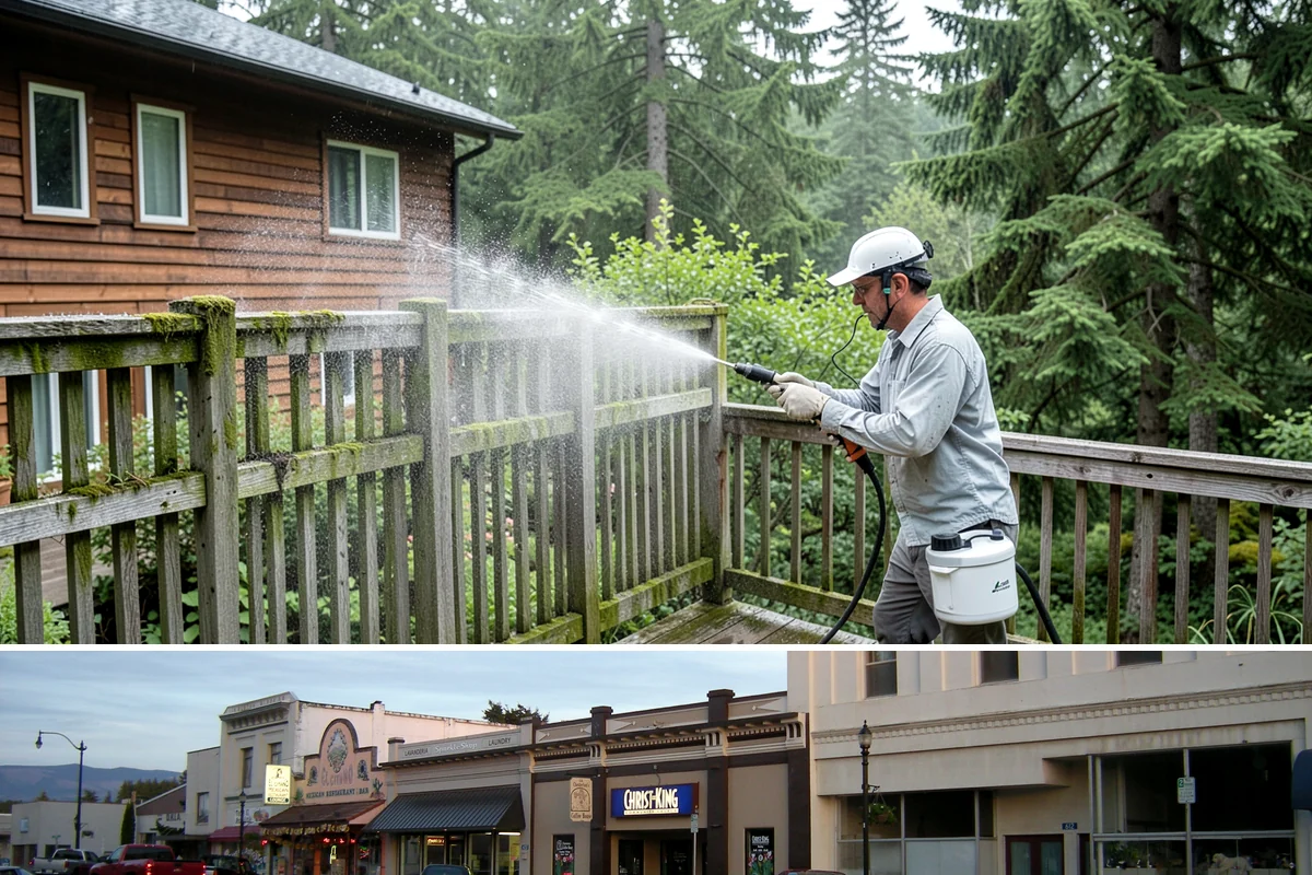 Concrete Driveway Cleaning in Burlington, Skagit County, WA - Clean concrete driveways in dry weather so the surface can dry evenly before sealing or reuse.
