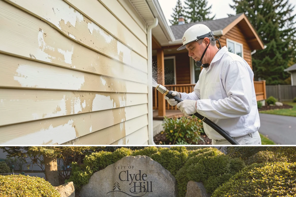 Concrete Driveway Cleaning in Clyde Hill, King County, WA - Clean concrete driveways in dry weather so the surface can dry evenly before sealing or reuse.
