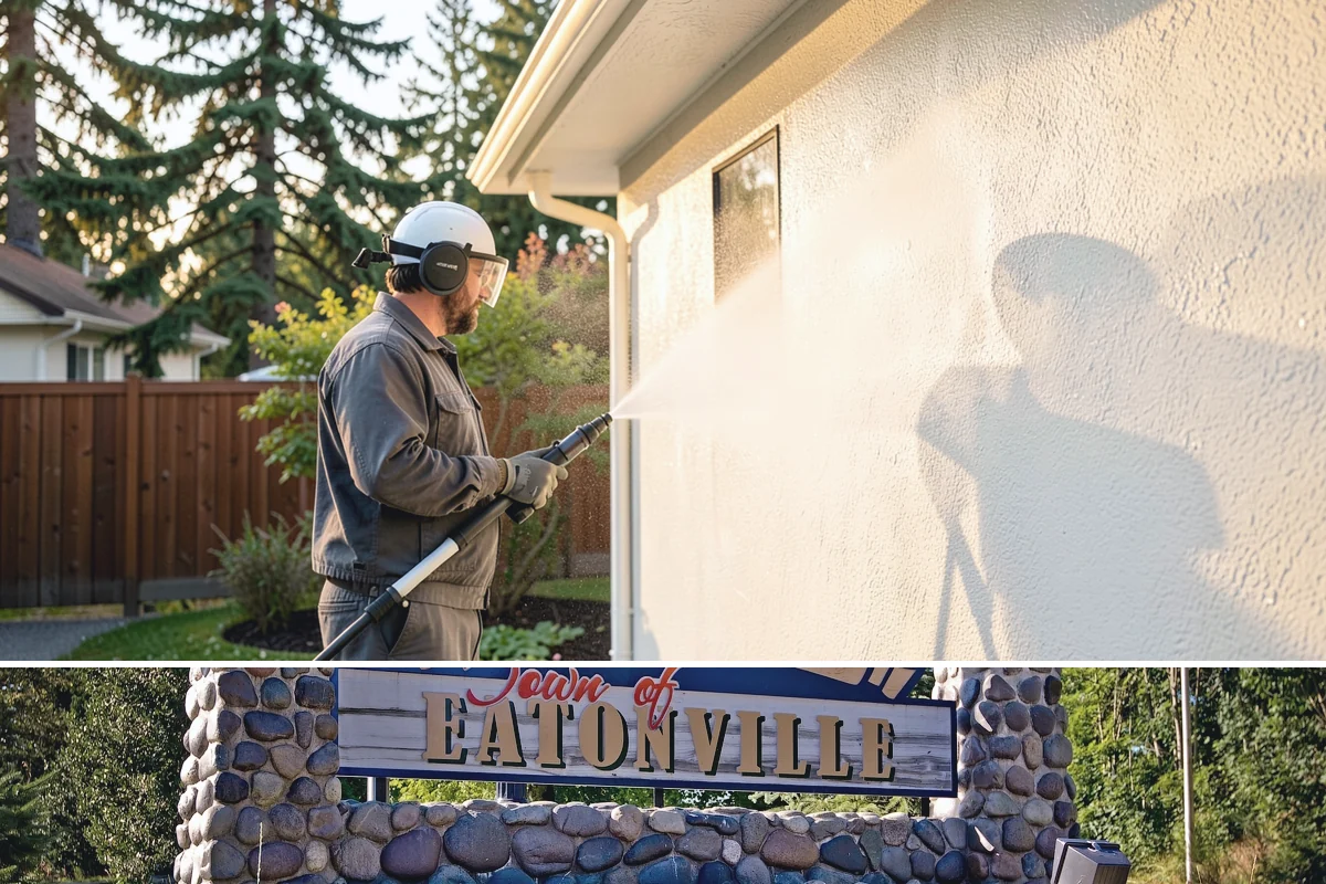 Concrete Driveway Cleaning in Eatonville, Pierce County, WA - Clean concrete driveways in dry weather so the surface can dry evenly before sealing or reuse.