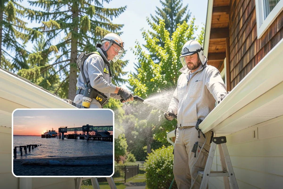 Concrete Driveway Cleaning in Edmonds, Snohomish County, WA - Draws ingrained dirt out of porous concrete pores