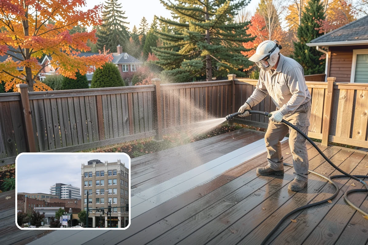 Concrete Driveway Cleaning in Everett, Snohomish County, WA - Draws ingrained dirt out of porous concrete pores