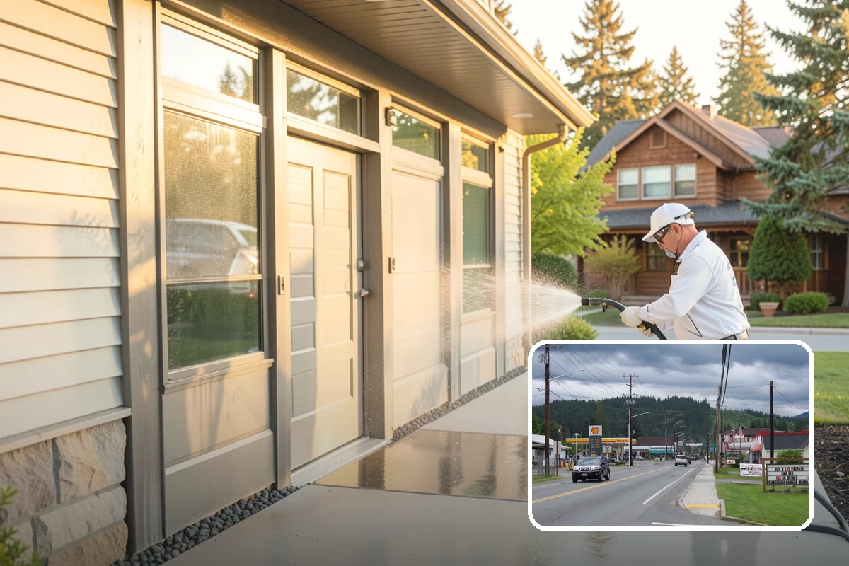 Concrete Driveway Cleaning in Granite Falls, Snohomish County, WA - Draws ingrained dirt out of porous concrete pores