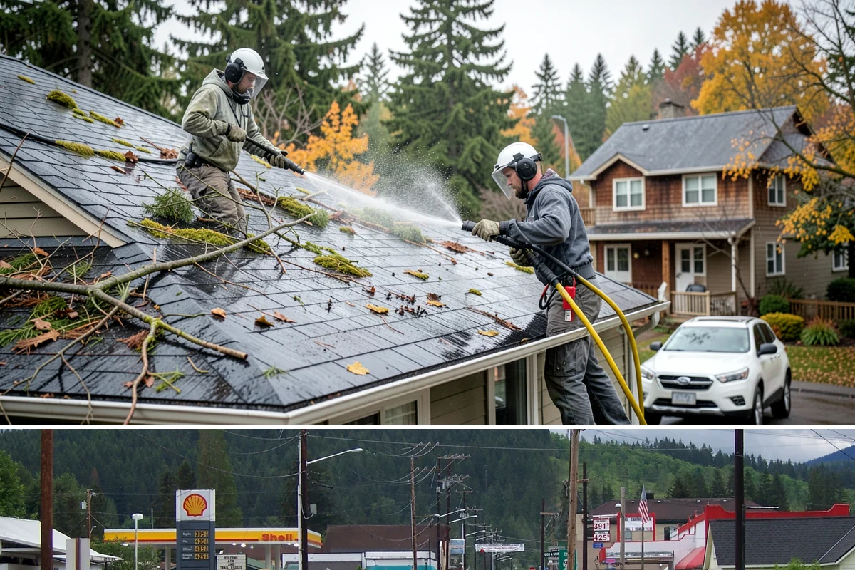 Concrete Driveway Cleaning in Granite Falls, Snohomish County, WA - Clean concrete driveways in dry weather so the surface can dry evenly before sealing or reuse.
