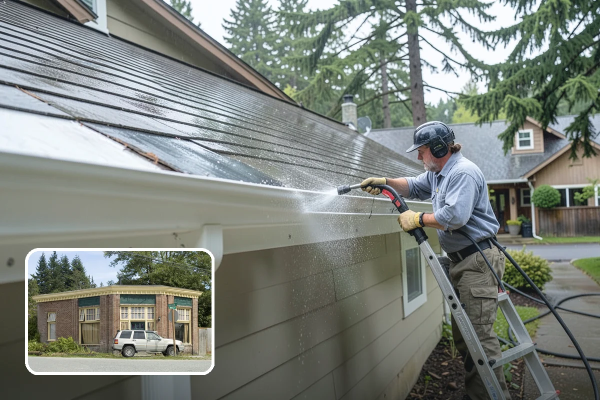 Concrete Driveway Cleaning in Hamilton, Skagit County, WA - Draws ingrained dirt out of porous concrete pores