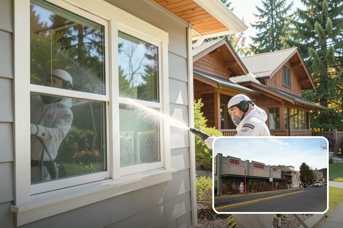 Concrete Driveway Cleaning in Issaquah, King County, WA - Draws ingrained dirt out of porous concrete pores