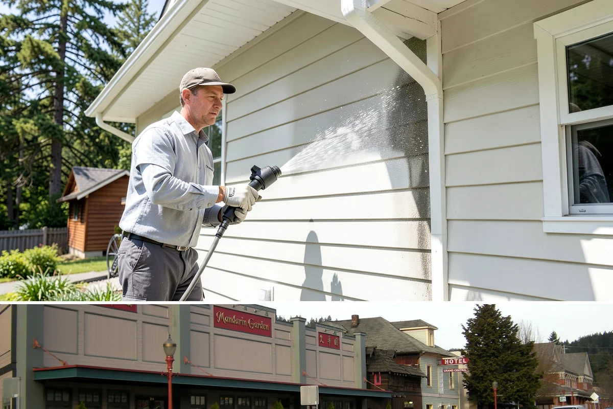 Concrete Driveway Cleaning in Issaquah, King County, WA - Clean concrete driveways in dry weather so the surface can dry evenly before sealing or reuse.