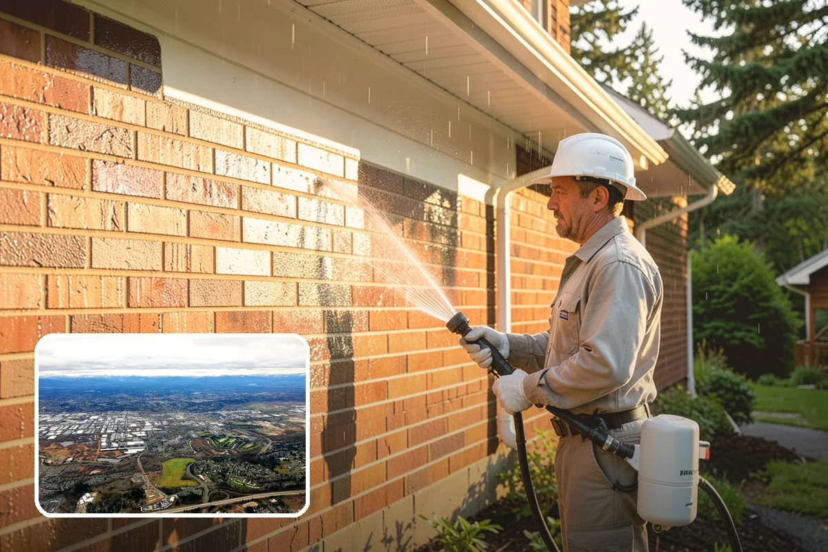 Concrete Driveway Cleaning in Kent, King County, WA - Draws ingrained dirt out of porous concrete pores